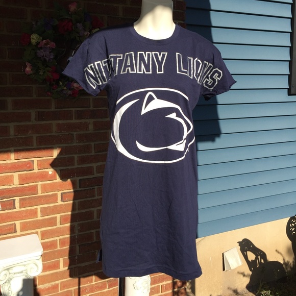 NWT- Pink by VS - Blue Univ. of Penn Tee S… - Picture 1 of 5